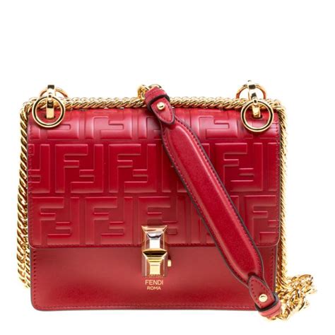 fendi pouch red|fendi vintage clutch.